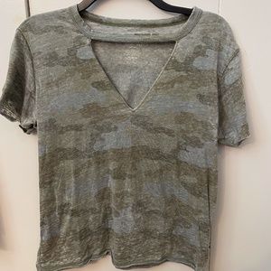 American Eagle camouflage shirt